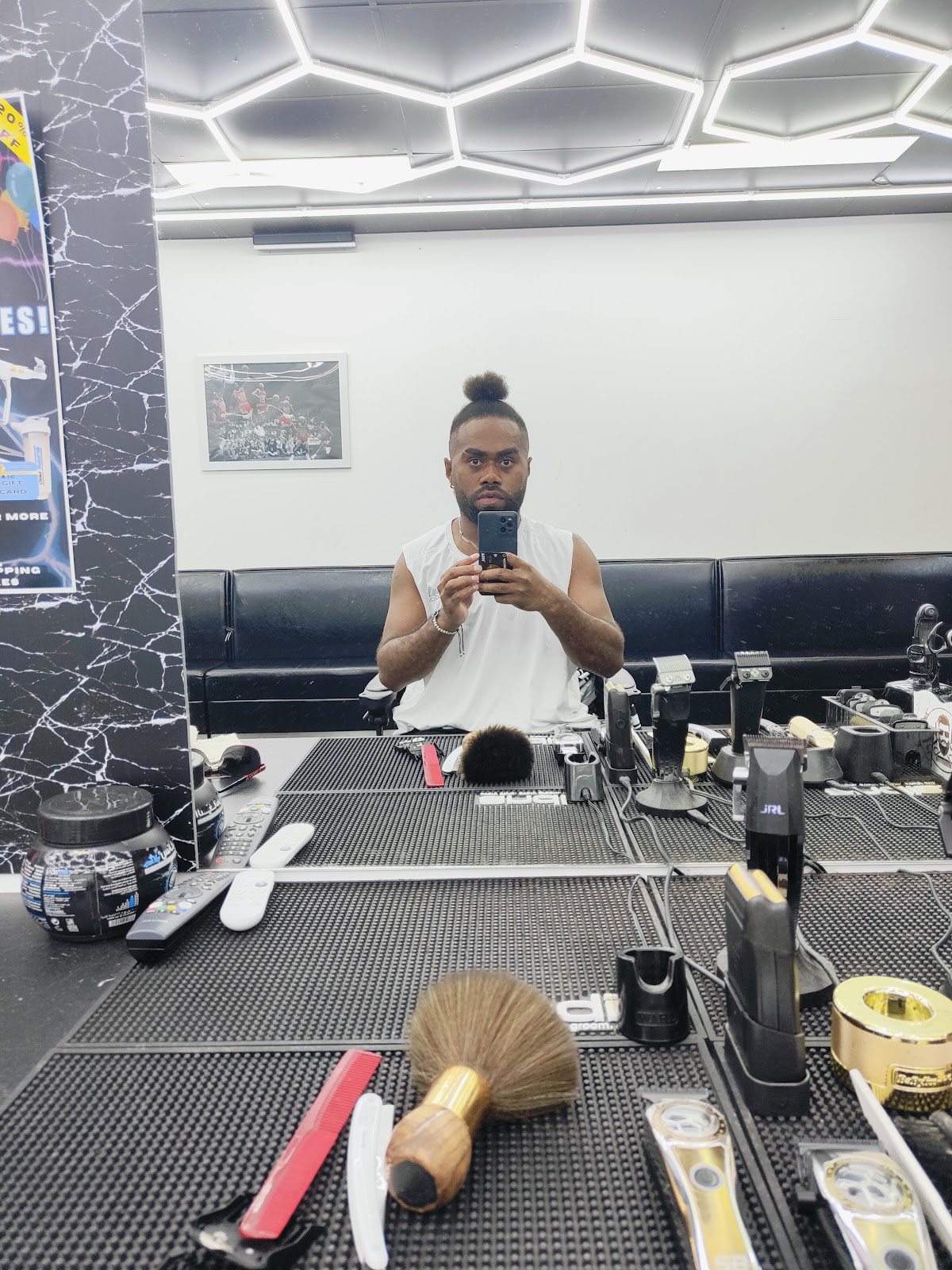 High fade haircut