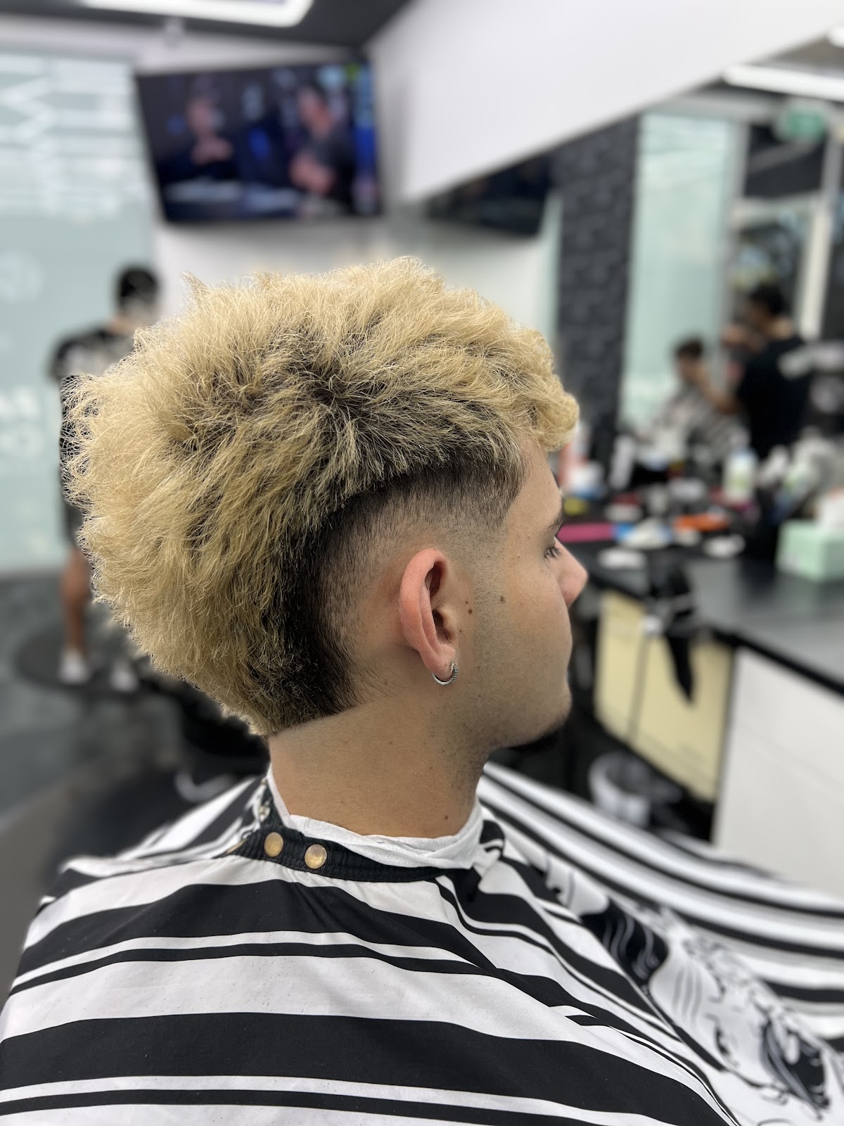 Precision fade haircut