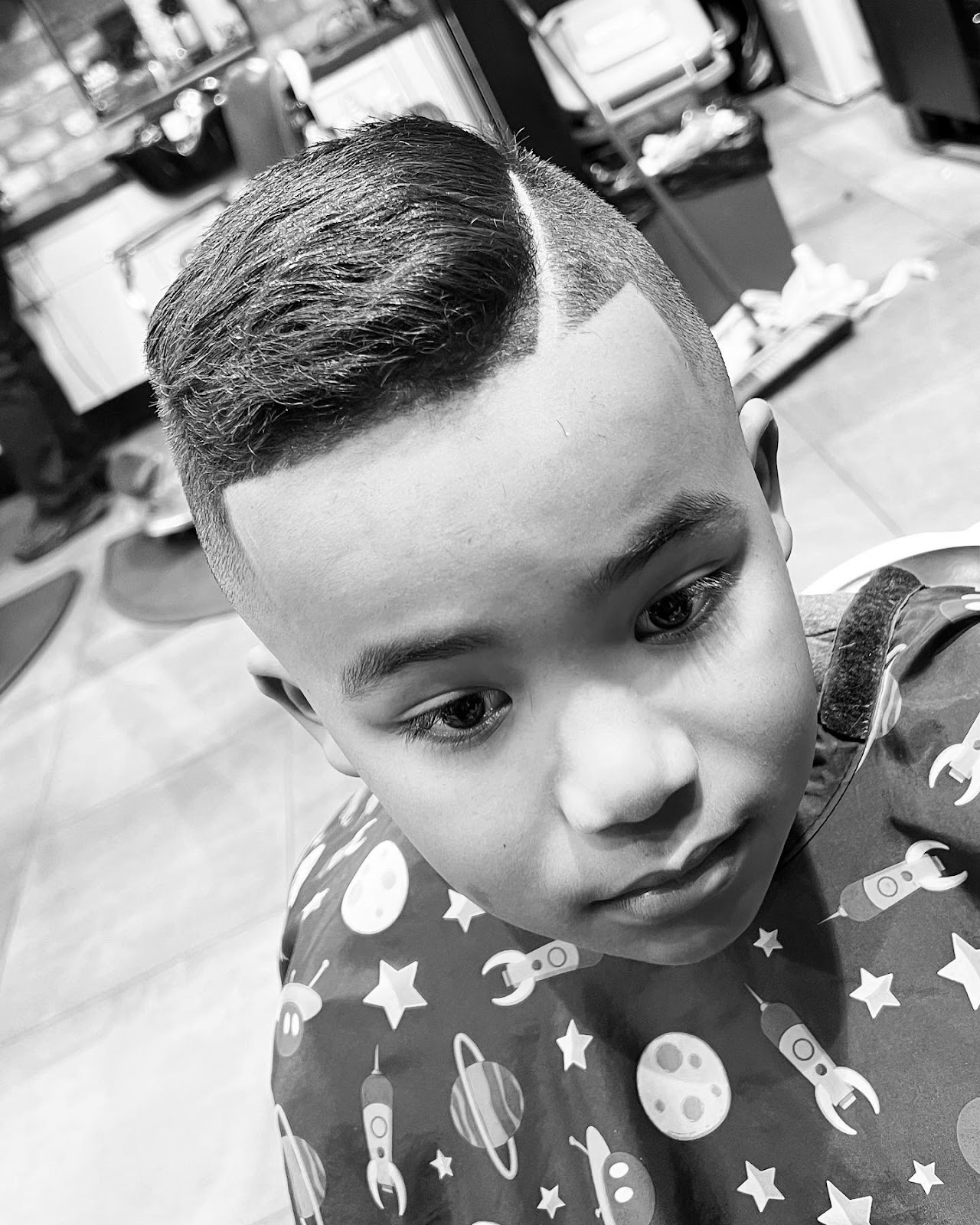 Short fade haircut
